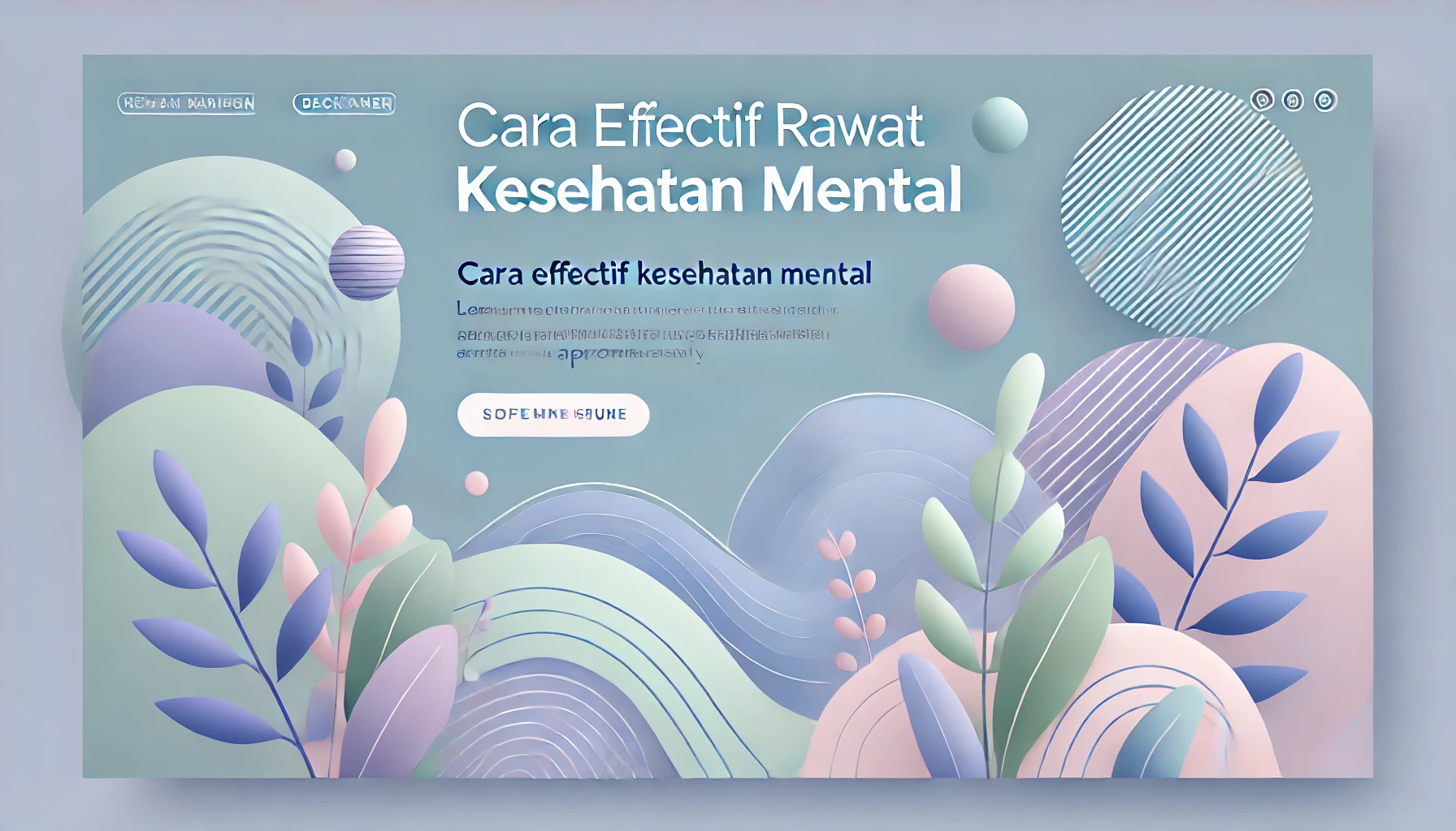Cara Efektif Rawat Kesehatan Mental