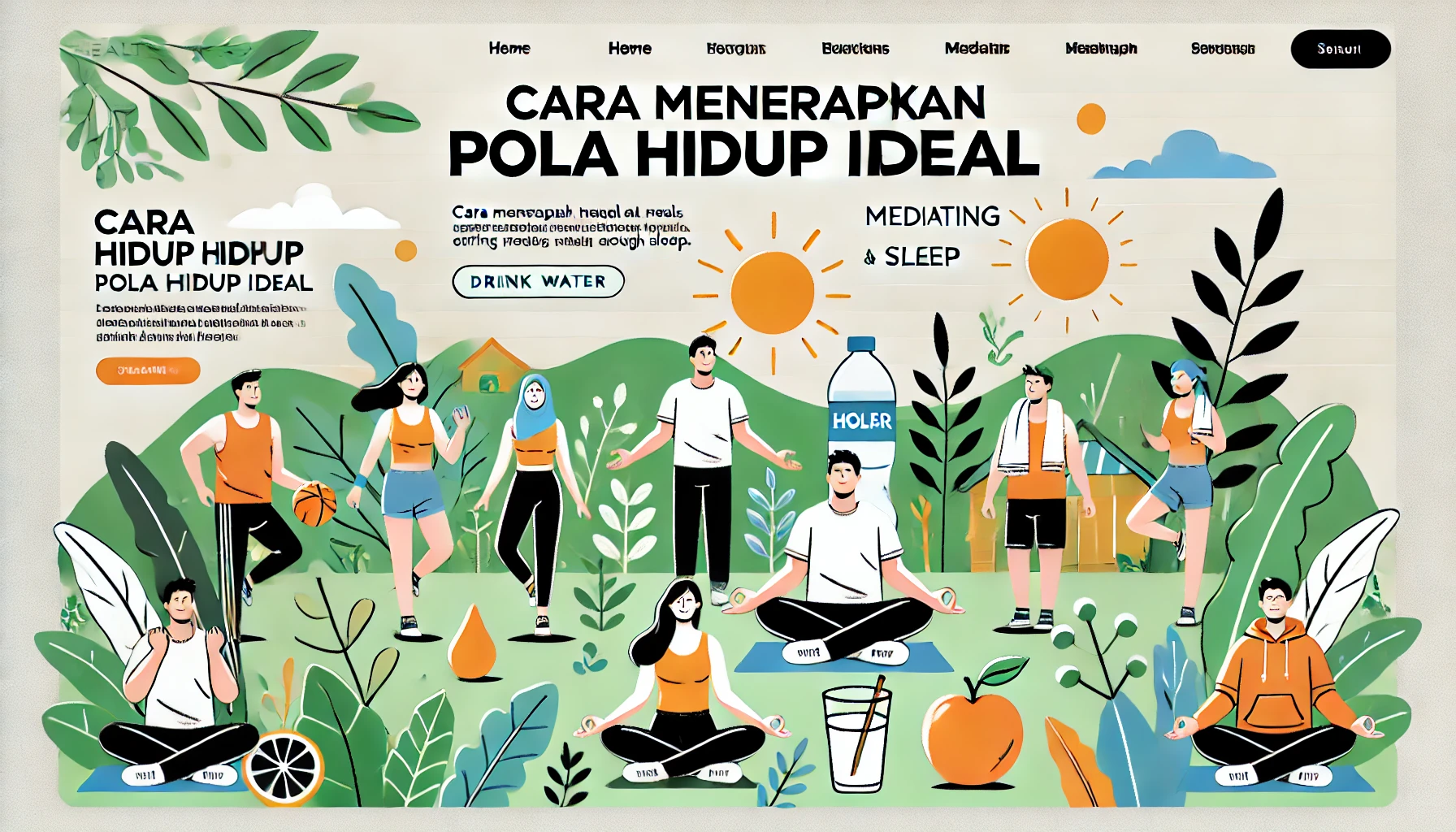 Cara Menerapkan Pola Hidup Ideal