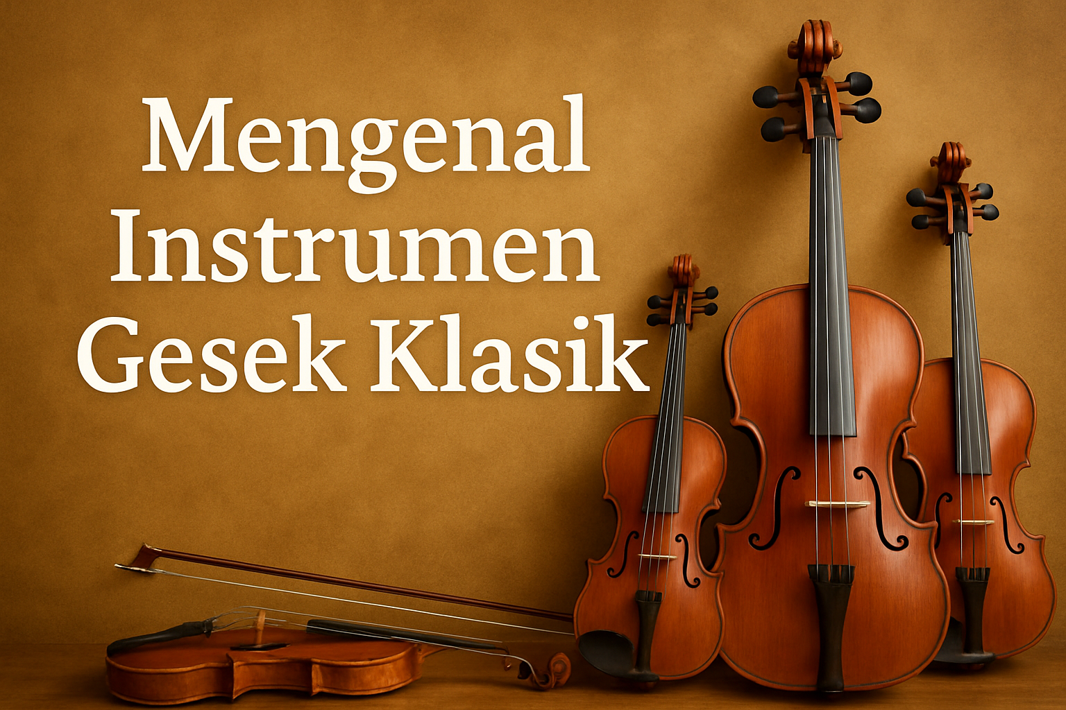 Mengenal Instrumen Gesek Klasik
