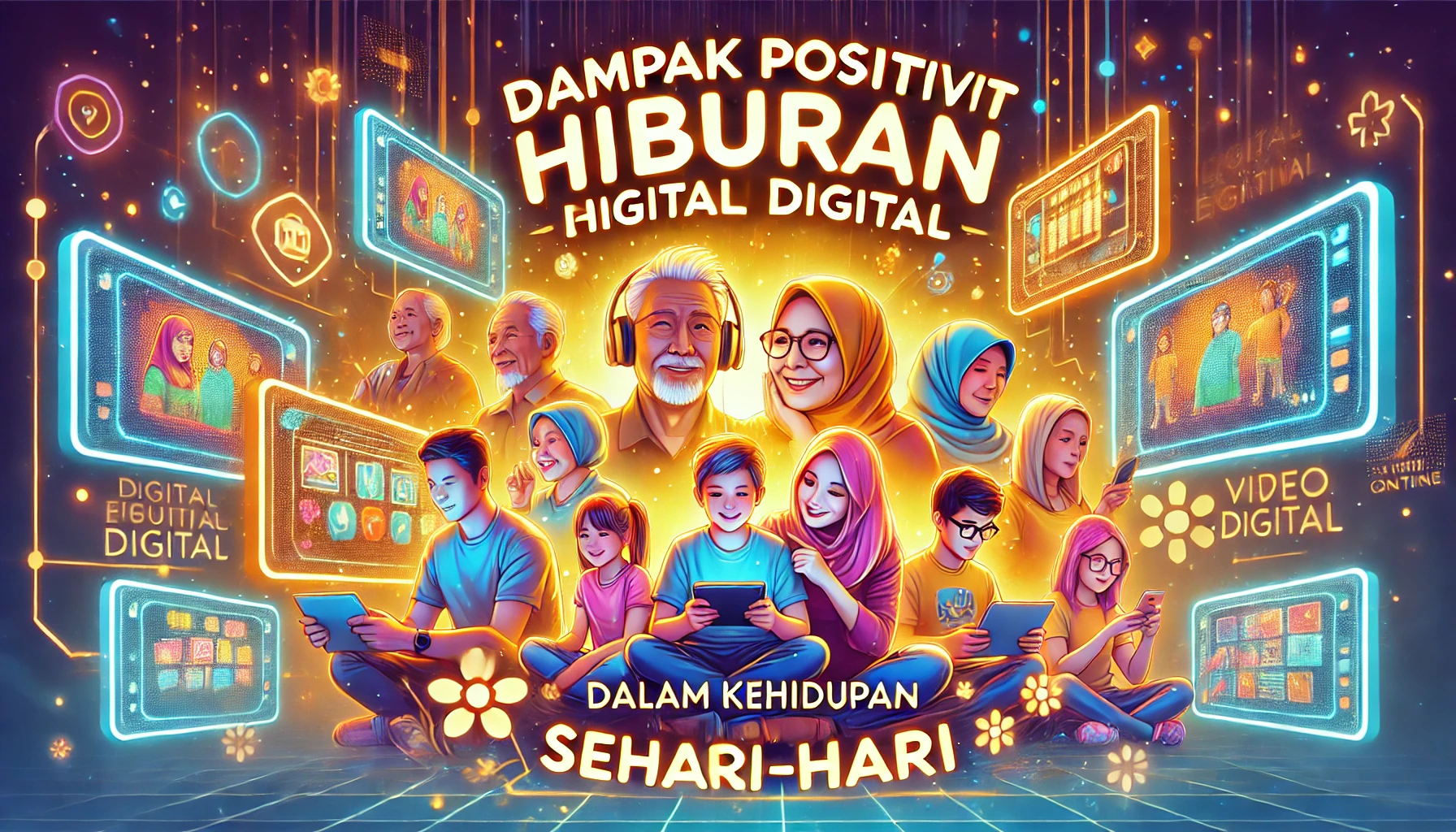 Dampak Positif Hiburan Digital dalam Kehidupan Sehari-hari