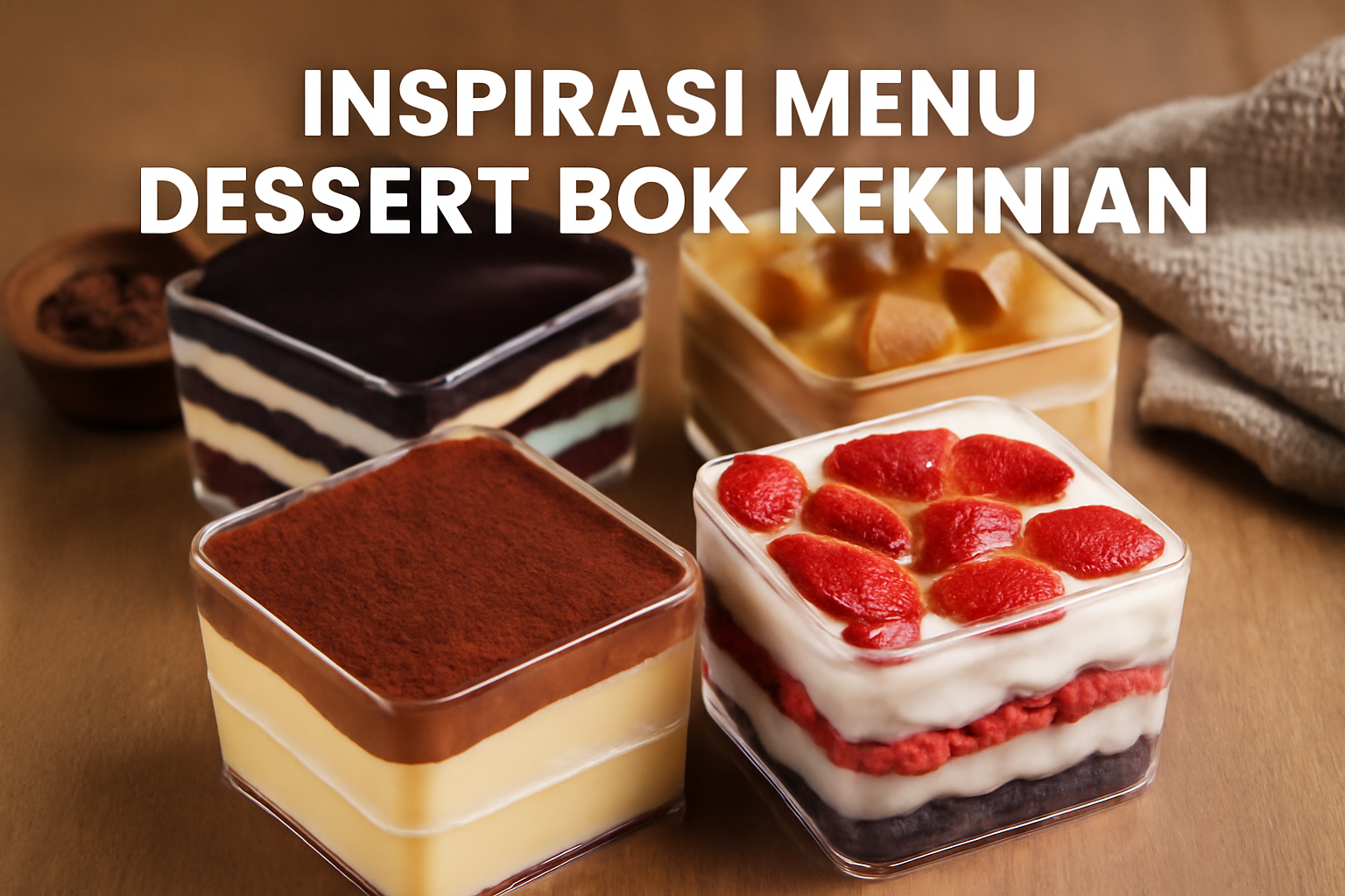 Inspirasi Menu Dessert Box Kekinian