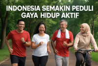 Indonesia Semakin Peduli Gaya Hidup Aktif