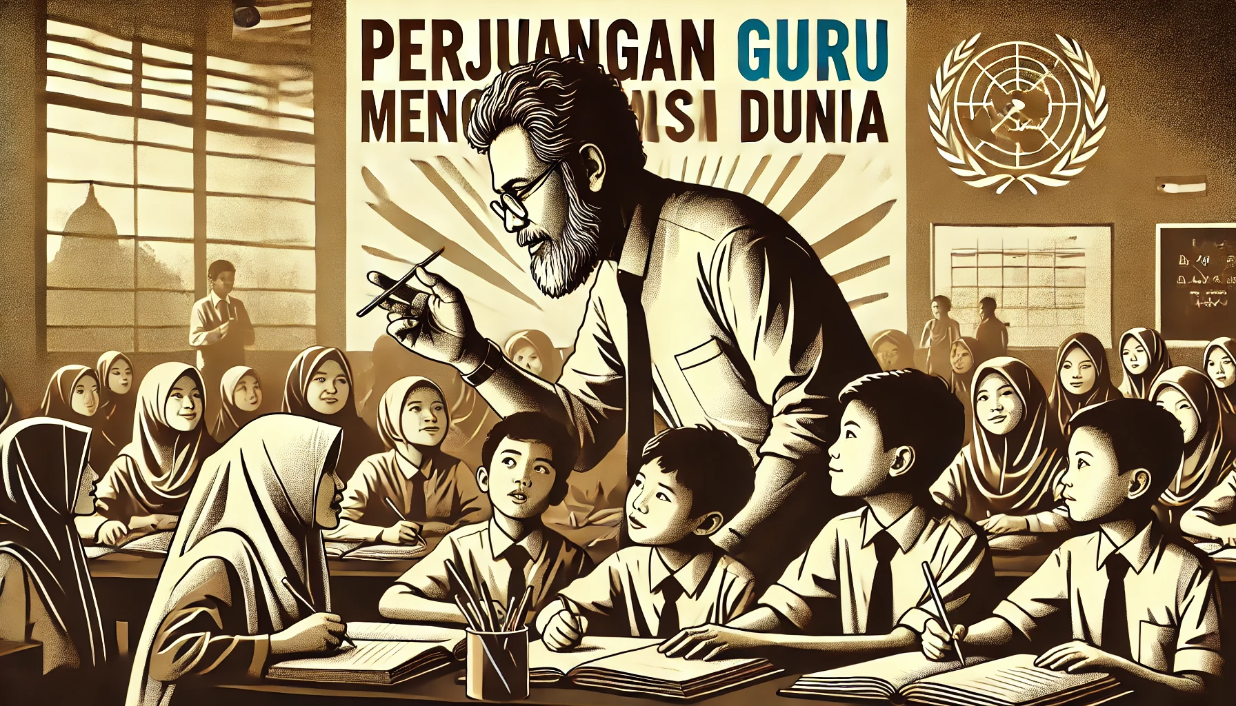 Perjuangan Guru Menginspirasi Dunia