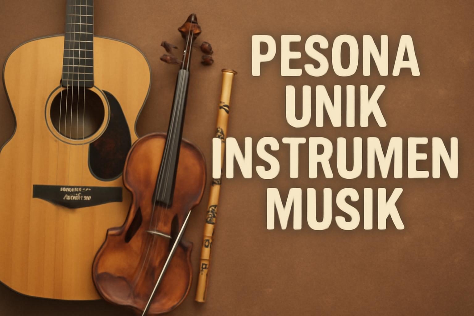 Pesona Unik Instrumen Musik