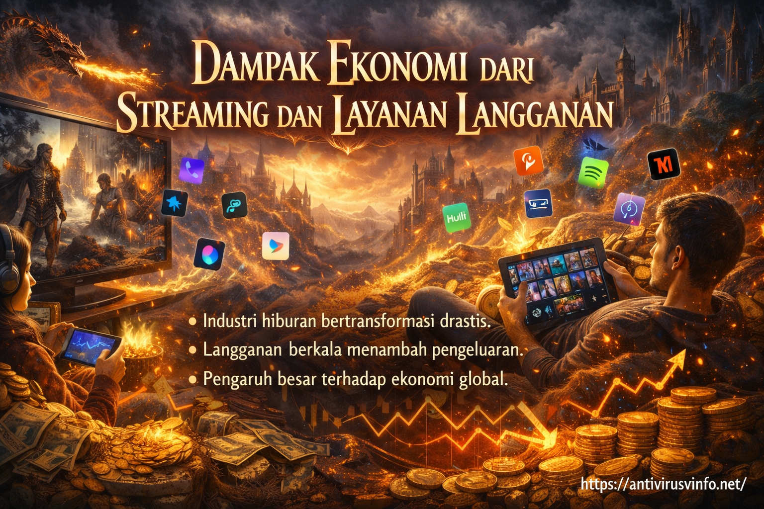 Dampak Ekonomi dari Streaming dan Layanan Langganan