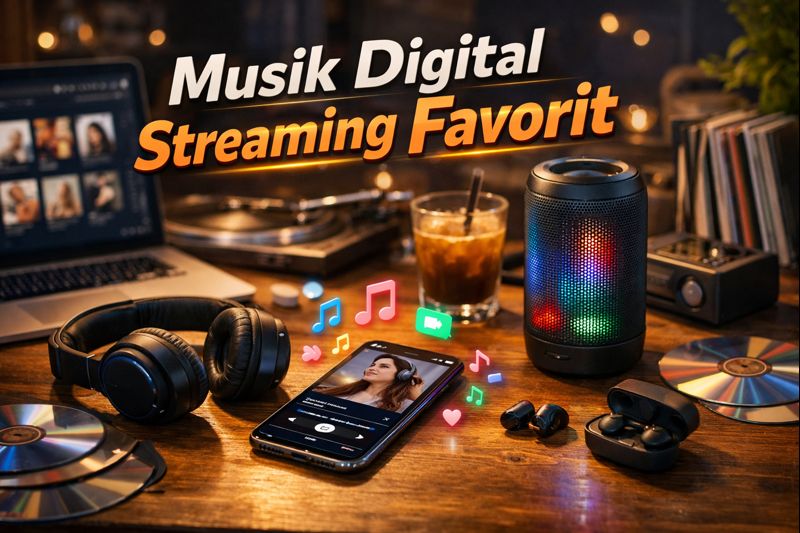 Musik Digital Streaming Favorit