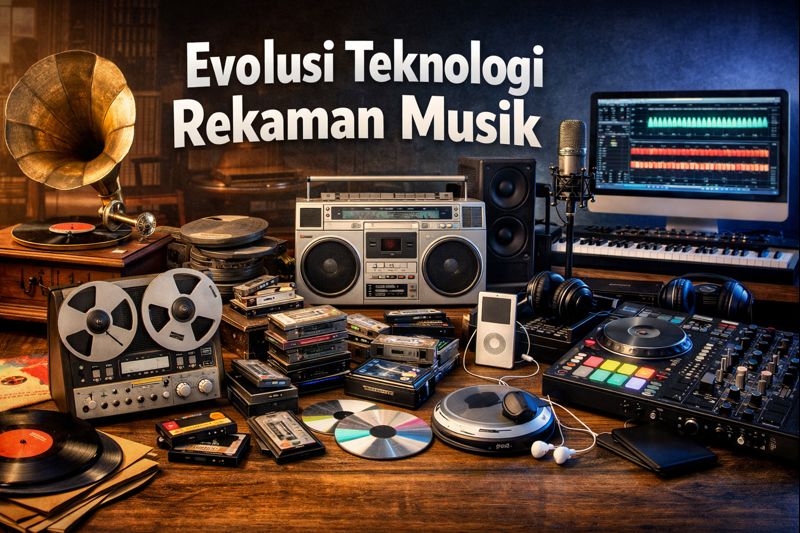 Evolusi Teknologi Rekaman Musik
