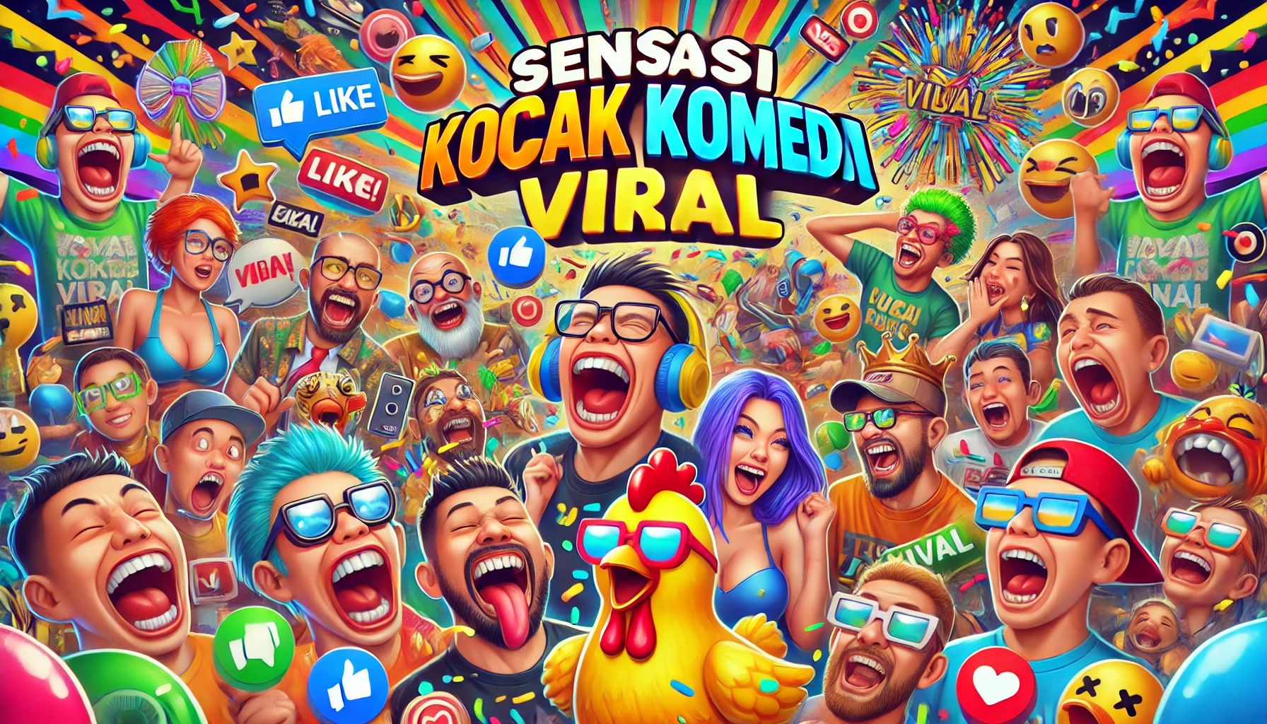 Sensasi Kocak Komedi Viral