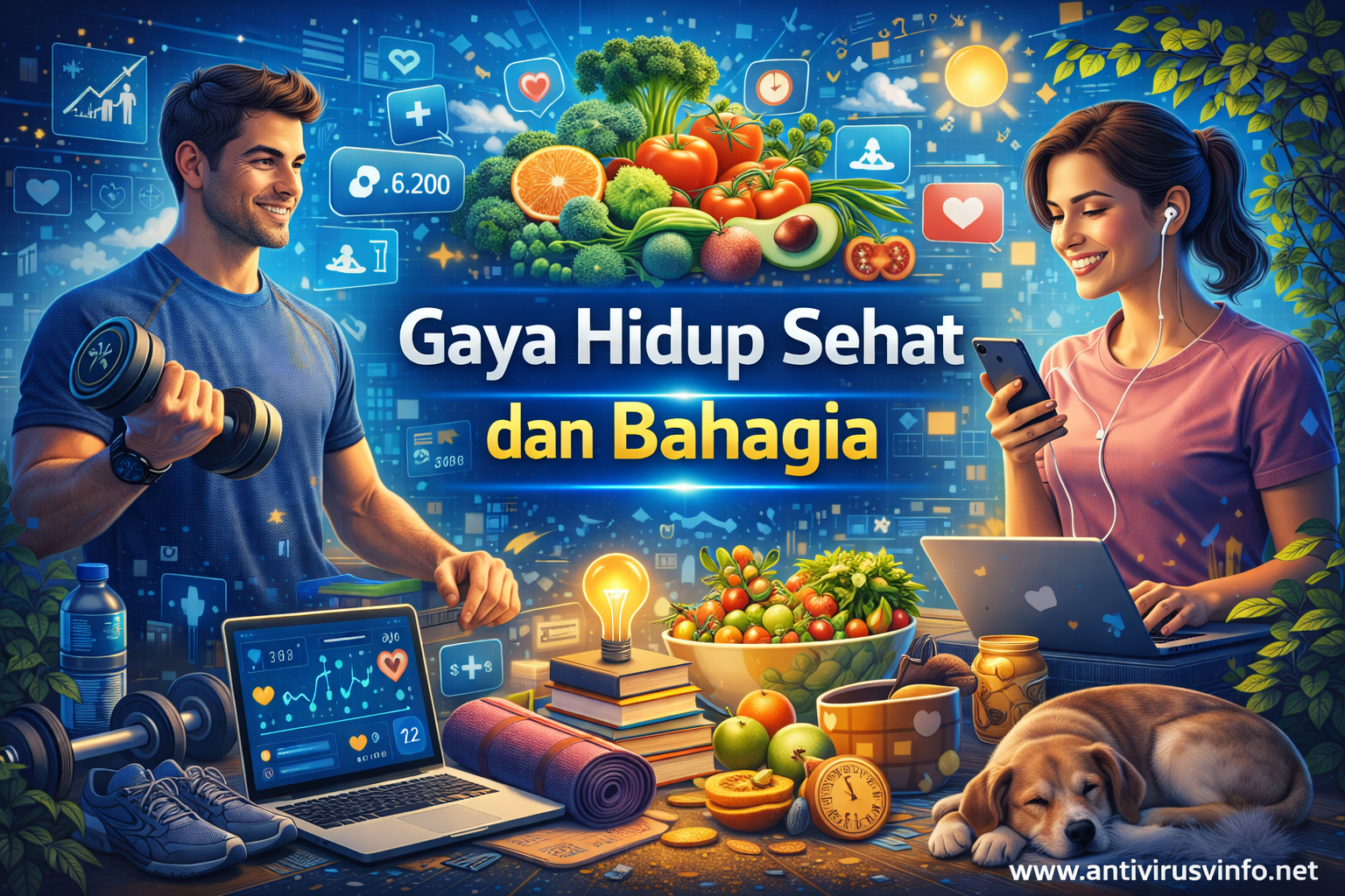 Gaya Hidup Sehat dan Bahagia Gaya Hidup Sehat dan Bahagia