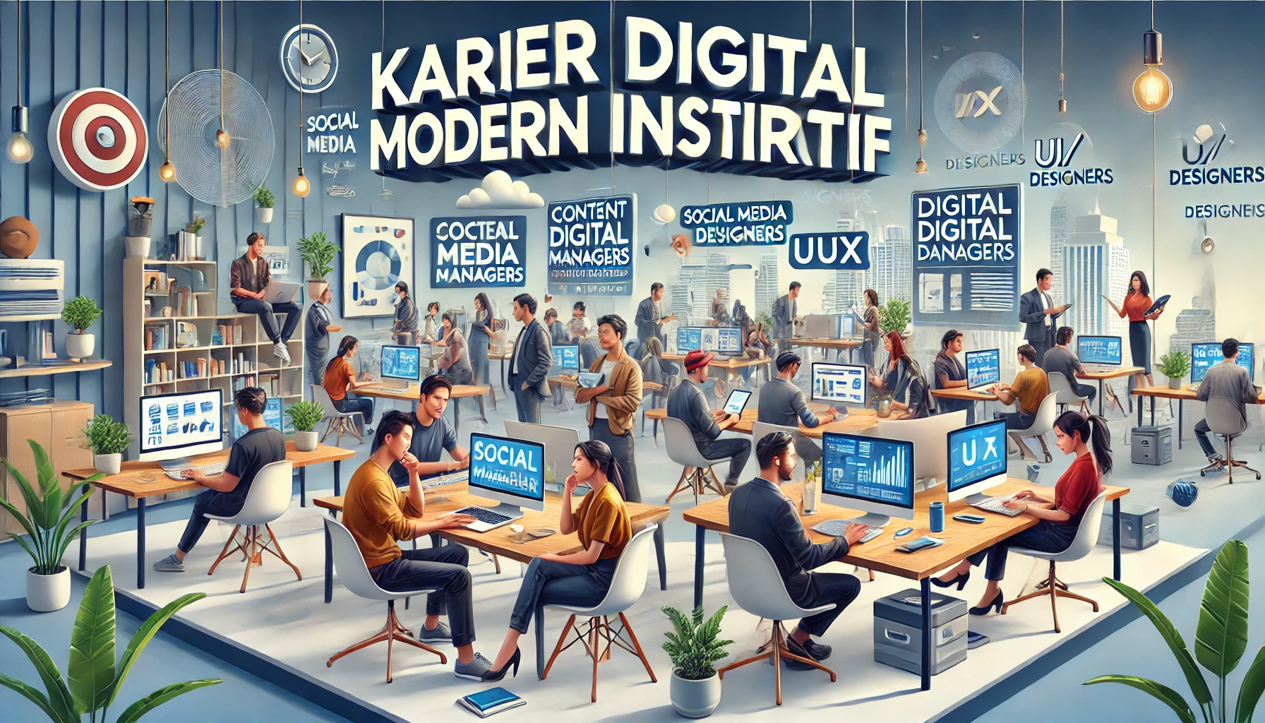 Karier Digital Modern Inspiratif